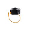 TetherPro Datenkabel USB-C an USB-C Pigtail (Orange, rechtsgewinkelt, 50 cm)