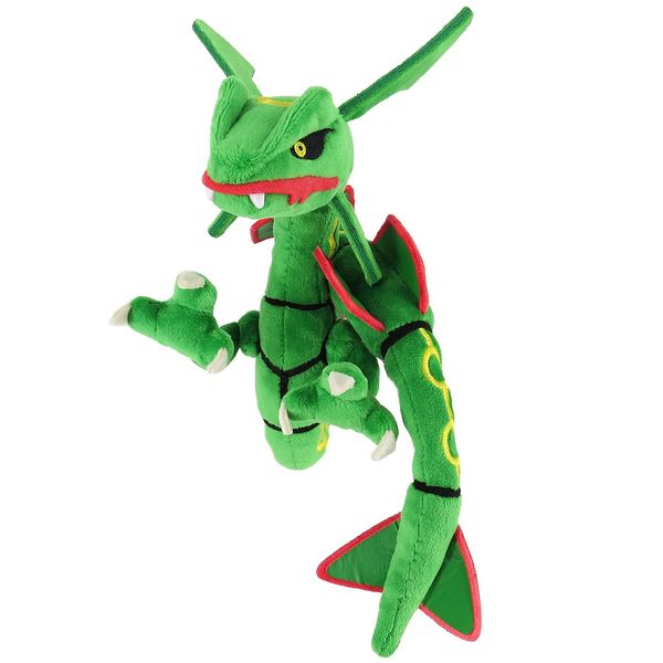 Sanei Boeki PP207 Pokémon All Star Collection Plush Toy, Rayquaza, Size S, W 7.5 x D 6.3 x H 7.9 in (19 × 16 × 20 cm)