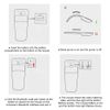 J-ouuo Bluetooth Foldable Wireless Ergonomic Arc Touch Computer Mouse Silent PC Mouse(Black)