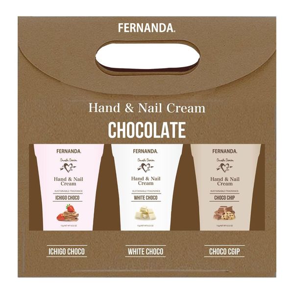 Fernanda Hand & Nail Cream Set Chocolate Collection (15g x 3pcs)