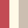 Russet Orange/Beige/Cream - 40915 - Olivia Stripe - Wallpaper… (Red/Silver/Cream)