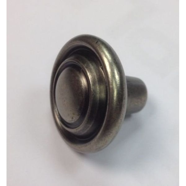 10 x Button Head Antique Pewter Effect 32mm Cupboard Cabinet Knobs