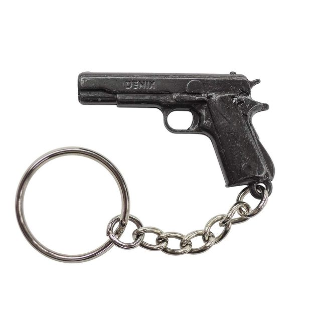 Denix Pistol Key Ring 4.5" Black 953