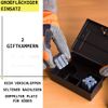 20 x Mausefalle Mäuse Maus Garten Köder Box Koederbox Köderbox Köderstation für Mäusegift Maeuse Mäuseköderbox Gift Koeder Wühlmaus Vertreiben Schlüssel Petigi