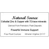 Colloidal Zinc & Copper with 72 trace minerals - Four oz dropper