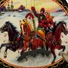 Balalaika Music Box 'Winter Troika' Black