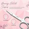 Curved Cuticle Scissor Arrow Point Super Sharp Manicure Pedicure German Gr