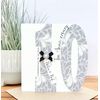 Personalised Handmade Tin 10th Wedding Anniversary Card