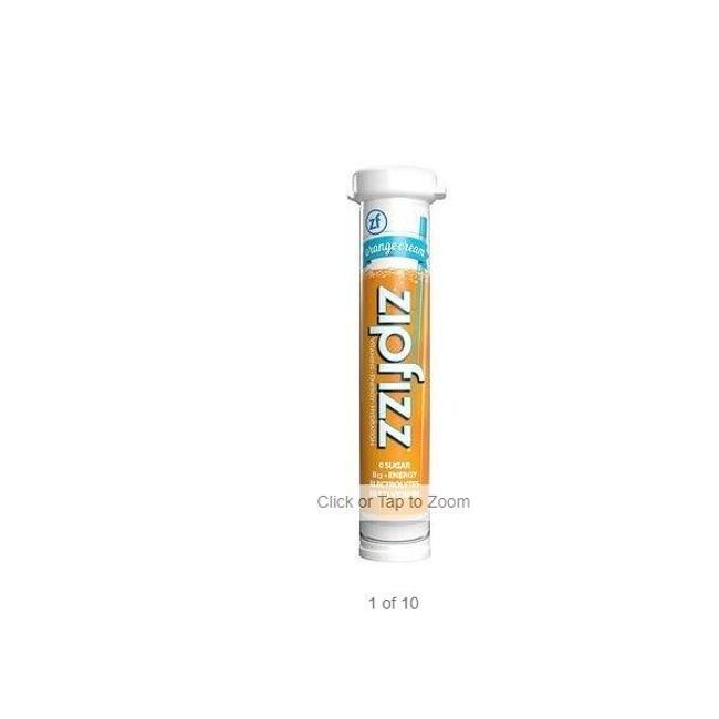 Zipfizz Multi Vitamin Energy Hydration Drink Mix ~ 30 Tubes Orange Cream