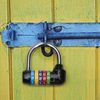 TRIXES 5-Number Combination Padlock Black
