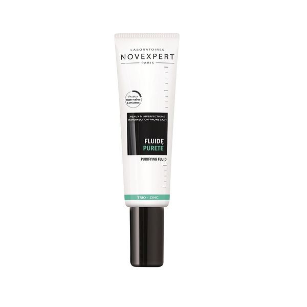 NOVEXPERT Purifying Fluid Zinc Trouble Range Emulsion, 1.0 fl oz (30 ml)