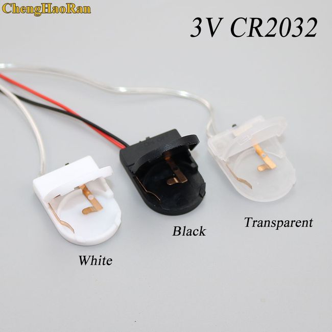 CR2032 Button Cell Battery Holder x1 with switch