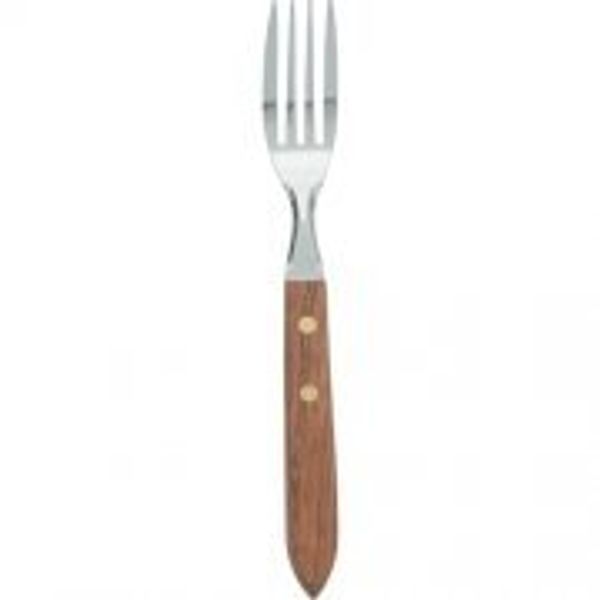 Wooden Handle Steak Fork - Price per 12