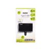 Port Designs Type C to 3 USB 3.0 and Type C Hub - Silver
