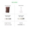 Men Multifunctional Manicure Set - GS-08 (Brown)