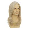 Mens Long Blonde Wig Long Straight Wig for Men Middle Part Synthetic Heat Resistant Hair Wigs for Daily Party Costume Halloween