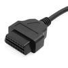 Sourcingmap DC 12V 16 Pin OBD2 Car Diagnostic Connector Cable 30cm Length