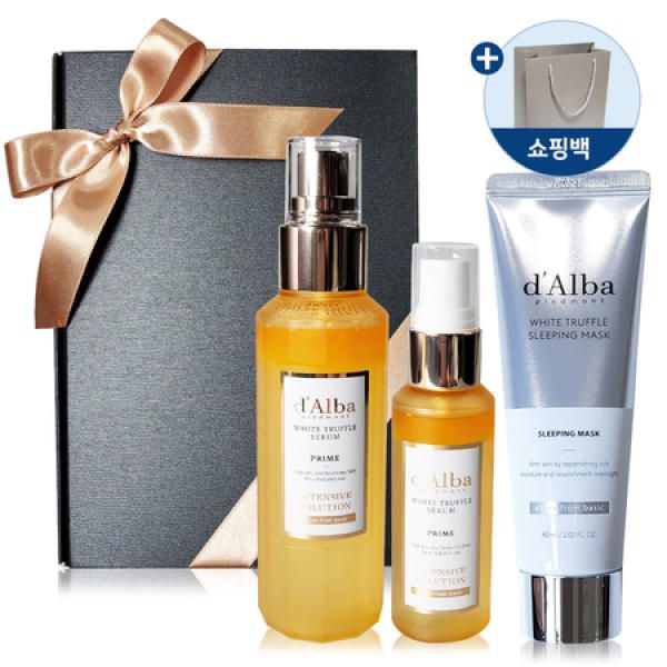 [Gift Wrapping] Dalba White Truffle Prime Intensive Serum 100ml + 50ml + Sleeping Mask 60ml Gift Set _ SJ