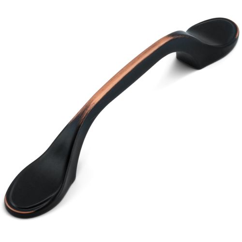HESTIA HARDWARE 5 Pack | Oil Rubbed Bronze Cabinet Pulls | Brushed Bronze Cabinet Handles | 3 inch Hole Center | Bronze Drawer Pull | Oil Rubbed Bronze Cabinet Knobs and Pulls (Z2.5.O)