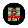 Hello Grade 1 1st Day Back To School Teachers PopSockets Swappable PopGrip