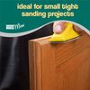 KEYSTONE 25 Pack of Sanding Mouse Mini Abrasive Sheets 400 grit