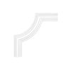 1 Segment | Segment Arch to Strip AD341 | Stucco | PU | Shockproof | Perfect | AD341-11