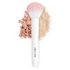 Large White Vegan Powder Brush for Flawless Makeup Application