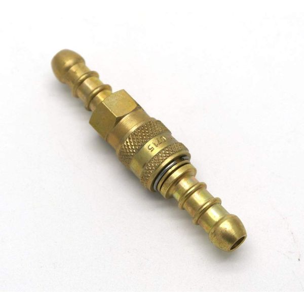 Inline Quick Release Fitting Coupling for 8mm i/d Propane/Butane Gas Hose