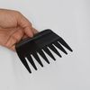 Professional Mens Styling Comb, Anti-Static Pompadour Streaker Comb Texture Wide Tooth Comb for Hairstyling Shaping Wet Pick Hairdressing Comb, Black