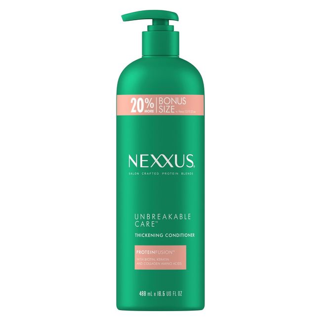 Nexxus Unbreakable Care Thickening Conditioner W/ Keratin，Collagen，Biotin，16.5oz