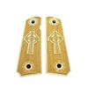 Maple Celtic Cross #2 Full Size 1911 Grips X