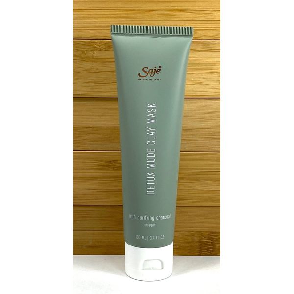 Saje Natural Wellness Detox Mode Clay Face Mask Purifying Charcoal 3.4oz $32