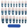 24PCS False Nails Long Ballerina Press on Nails with Adhesive Nail Tabs Full Cover Artificial Nails Tips Fake Nails Art Manicure Decoration for Women Girls
