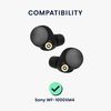kwmobile 6x Compatible with Sony WF-1000XM4 Eartips - Replacement Eartip Pads S/M/L Black