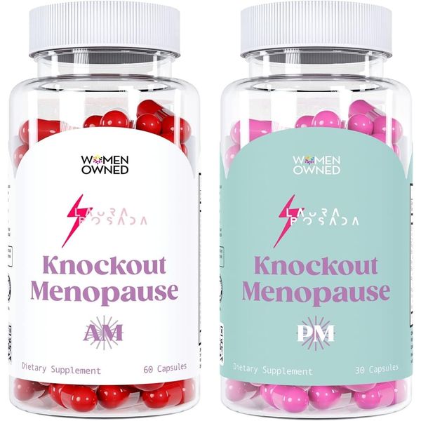 Knockout Menopause AM/PM Natural Relief Bundle Menopause Supplements for Women