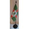 12 x Nottinghamshire Old 4" x 6" Table Flags With Sticks & Bases