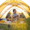 Camping Pillow Temperature Resilient Memory Foam Essential For Camping Backpacki