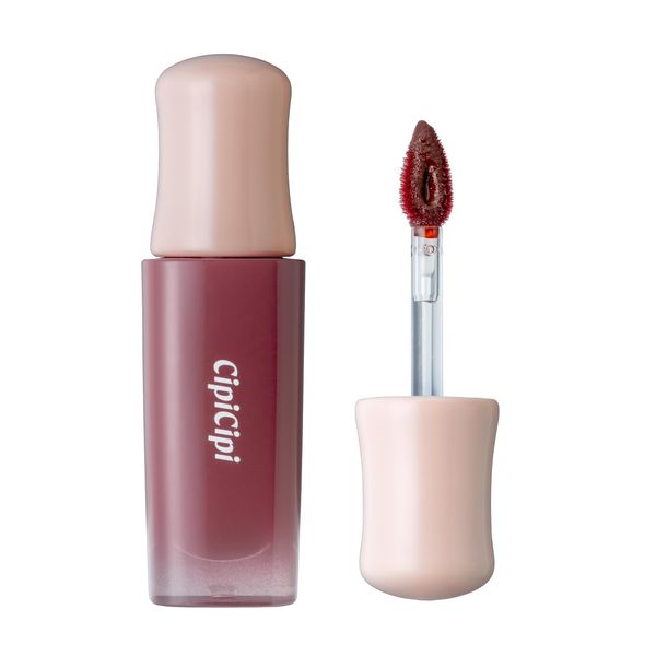 CipiCipi Cipi Dewey Film Tint / Highly Colored Sticky Lipstick Tint Long Lasting Anti-Fall Colored Lip Makeup, Moisturizing, Moisturizing Moisturizing (01 Hitokuse-Fig)