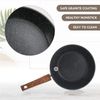 12 Piece Induction Pots & Pans Set Granite Cooking Set Kitchen Nonstick Cookware