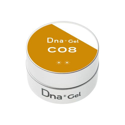 Dna Gel C08 Color Gel, 0.1 oz (2.5 g), Amber, UV/LED Compatible