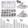 #6 #8 #10 #12 Phillips Self Tapping Screw Set Flat/Pan Head Stainless Screws kit