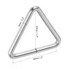 sourcing map Metal Triangle Ring Buckle 2"(50mm) Inner Width 5mm Thick for Strap Craft DIY 4pcs