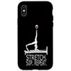 Pilates wine Reformer Pilates - Stretch Sip Repeat Case for iPhone X/XS