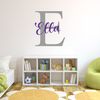 Bedroom Personalised Initial Name Wall Sticker Children’s Bedroom playroom Deca