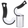 1pcs Ring Pull Can Opener, J-Shaped | Non-Slip Handle | Durable | Effortless for Cans