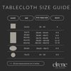 Elrene Damask Tablecloth, Polyester, Black, 60" X 84" Oval