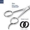 Inge Hairdressing Scissors Hair Scissors Barber Scissors Hair Cutting Scissor Professional Hair Scissors (Silver)