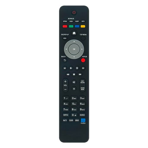 Beyution NC201 NC201UD Replacement Remote Control Work for Philips Blu-ray Home Theater System HTS3106 HTS3106/F7 HTS3306/F7 HTS3306/F8 HTS3106/F7C HTS3306/F7C HTS3306