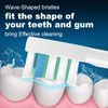 6 Pack FitMount Toothbrush Replacement Heads Compatible with WaterPik Sonic Fusion 2.0, FitMount Flossing Brush Head Fit for Water-Pic SF-01 SF-02 and 2.0 SF-03 SF-04