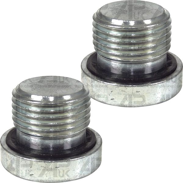 2x Hydraulic Blanking Plugs 3/8" Replacement for JCB Excavator Backhoe Loadall Fastrac